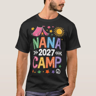 ナナキャンプ2027 家庭での休暇 サマーキャンプクルー Tシャツ