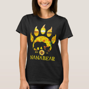 ナナクマひまわりおもしろいの母の日のプレゼント Tシャツ