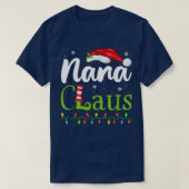 ナナクロースおもしろいおばあちゃんサンタパジャマスクリスマスI Tシャツ (デザイン正面)