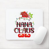 ナナクロースメリークリスマス水牛プレイドサンタハット マウスパッド (マウス)