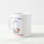 ナナコーンは普通のナナのようだが、もっと魔法の!おもしろい コーヒーマグカップ (正面左)