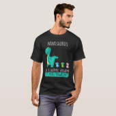 ナナサウルスレックス恐竜ナナナグランマモス Tシャツ (正面フル)