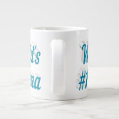 ナナスカイ青半分文字巨大コーヒーマグ ジャンボコーヒーマグカップ (裏面)