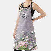 ナナスガーデンコテージフローララベンダーバタフライ エプロン (インサイチュ)