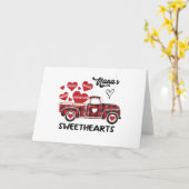 ナナズスイートアーツトラックパーソナライズされたおばあちゃん カード (黄色い花)