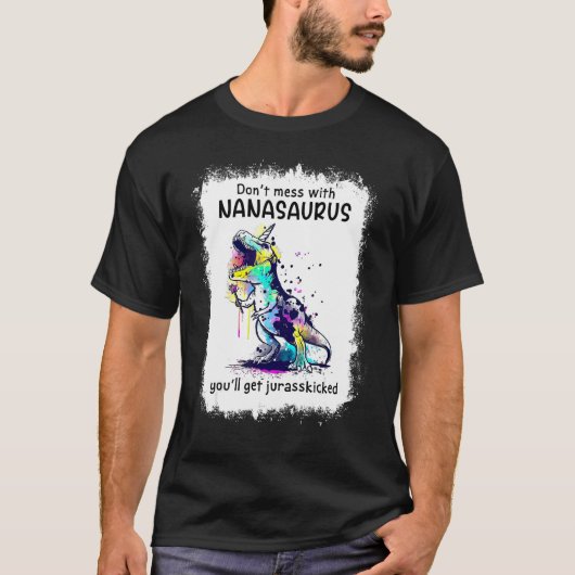 ナナナサウルスを台無しにするなジュールスキートを得る Tシャツ (正面)