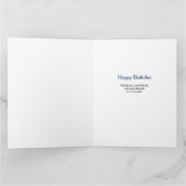 ナナハッピーバースデー3フォトブルーバラ カード (内部)