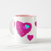 ナナハートマグ ツートーンマグカップ (正面左)