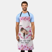 ナナバラ花ハート |孫カスタムの写真 エプロン (着用した状態)