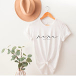 ナナパーソナライズされたおばあちゃんTシャツ Tシャツ<br><div class="desc">毎日新しいデザインを追加!</div>