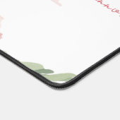 ナナパーソナライズされたフローラデスクマット デスクマット (コーナー)