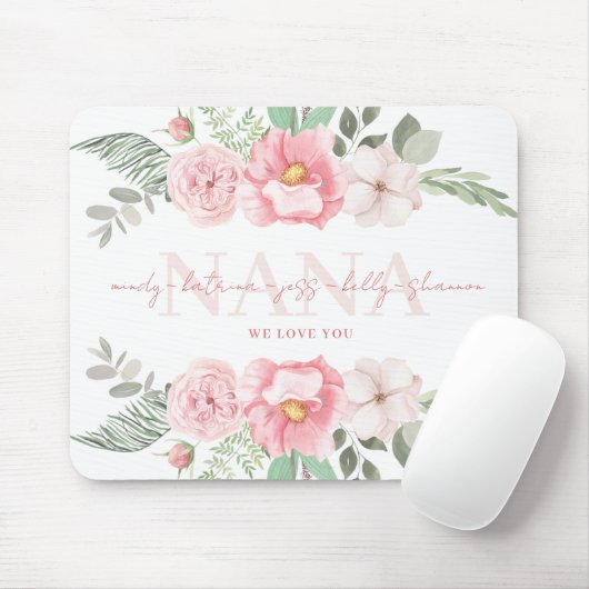 ナナパーソナライズされたフローラマウスパッド マウスパッド (マウス)