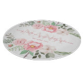 ナナパーソナライズされたフローラ切断板 カッティングボード (角)