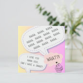 ナナピンクのお母さんデイカップケーキ愛 シーズンカード (スタンド正面)