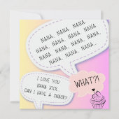 ナナピンクのお母さんデイカップケーキ愛 シーズンカード (正面)