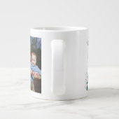 ナナフォトグリーン文字巨大コーヒーマグ ジャンボコーヒーマグカップ (裏面)