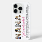 ナナフォトコラージュ切り出しおばあちゃん誕生日 Case-Mate iPhoneケース (裏面)