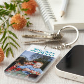 ナナフォトスカイブルー文字 キーホルダー (正面右)