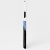 ナナフォトスカイブルー文字iPhoneケース iPhoneケース (右側)