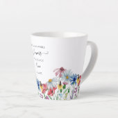 ナナフラワーズポエムカントリーワイルドフラワー カフェラテマグ (右アングル)