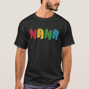 ナナブリックマスタービルダー建物ブロックファミリM Tシャツ