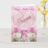 ナナマザーズデイカードとピンクのバラ カード (黄色い花)