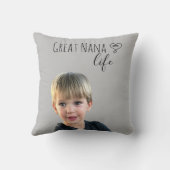 ナナライフ素晴らし写真テンプレート祖母ギフト クッション (裏面)