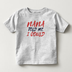 ナナータトドラー素晴らしジャージーTシャツ トドラーTシャツ