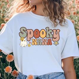 ナナ不気味レトロハロウィンマッチングファミリー Tシャツ