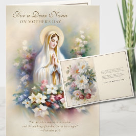 ナナ宗教母の日フローラ カード