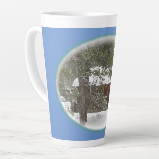 ナナ小屋 カフェラテマグ (左アングル)