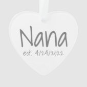 ナナ建立日アクリルオーナメント オーナメント (裏面)