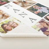 ナナ数々のフォトコラージュパーソナライズされた シェルパブランケット (3/4)