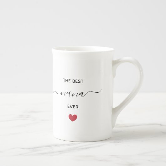 ナナ最高のは母の日にぴったりのマグカップです ボーンチャイナマグカップ (右)
