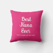 ナナ最高のエバーモダンエレガントテンプレートタイポグラフィ クッション (裏面)