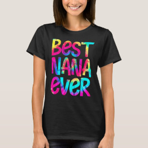 ナナ最高のエバー絞り染め母の日マザーズ女性 Tシャツ