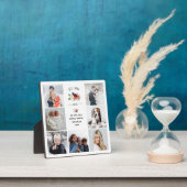 ナナ最高の・エバー | Burgundy Bohoフローラフォトグリッド フォトプラーク (インサイチュ)