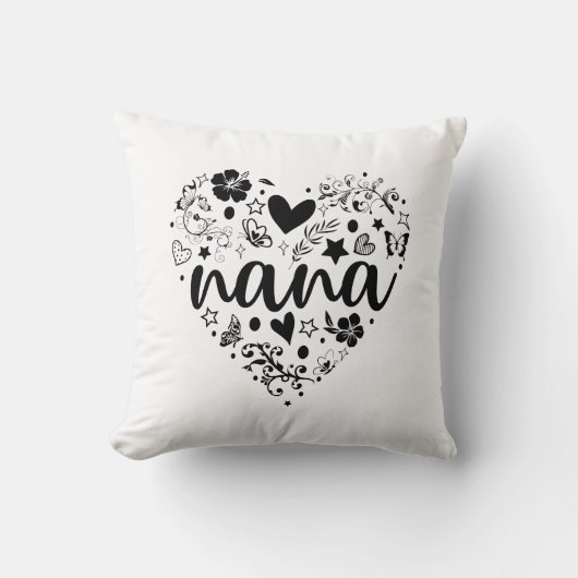 ナナ枕、ナナハート、ナナ枕、おばあちゃん クッション (正面)