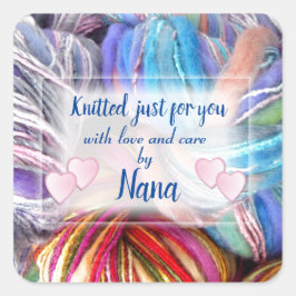 ナナ編み物 スクエアシール