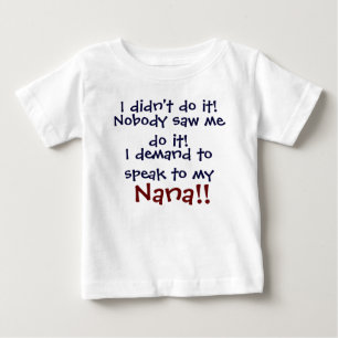 ナナ話に頼む!乳児チャイルドT子 ベビーTシャツ