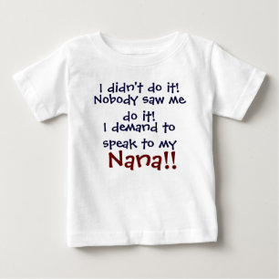 ナナ話に頼む!乳児チャイルドT子 ベビーTシャツ