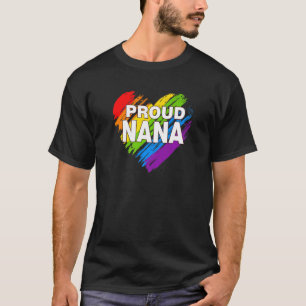 ナナ誇りを持ったLGBTレインボーゲイプライド母の日 Tシャツ