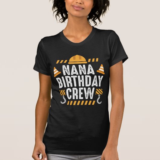 ナナ誕生日クルー – キッズ建築 Tシャツ (正面)