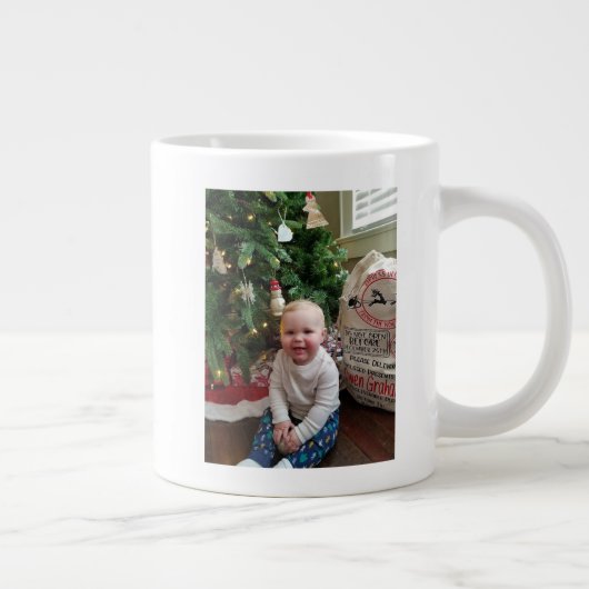 ナナ説明マグと写真 ジャンボコーヒーマグカップ (右)