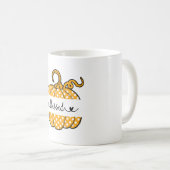 ナナ賛美パンプキンアートサンクスギビングハロウィーン コーヒーマグカップ (正面右)