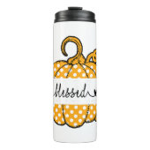 ナナ賛美パンプキンアートサンクスギビングハロウィーン タンブラー (正面)