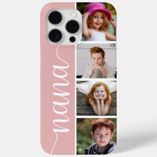 ナナ4枚の写真 Case-Mate iPhoneケース (裏面)