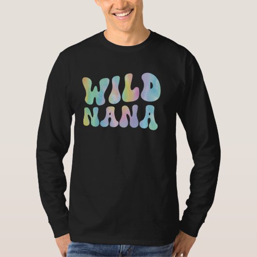 ナナ4歳の誕生日4回ワイルドレインボーフォー4回Bd Tシャツ (正面)