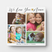ナナ・ウィズ・ラブ・ユー |グランドキッズ4フォトコラージュ フォトプラーク (正面)