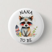 ナナ | ウッドランドをテーマにした赤ちゃんシャワー 缶バッジ (正面)